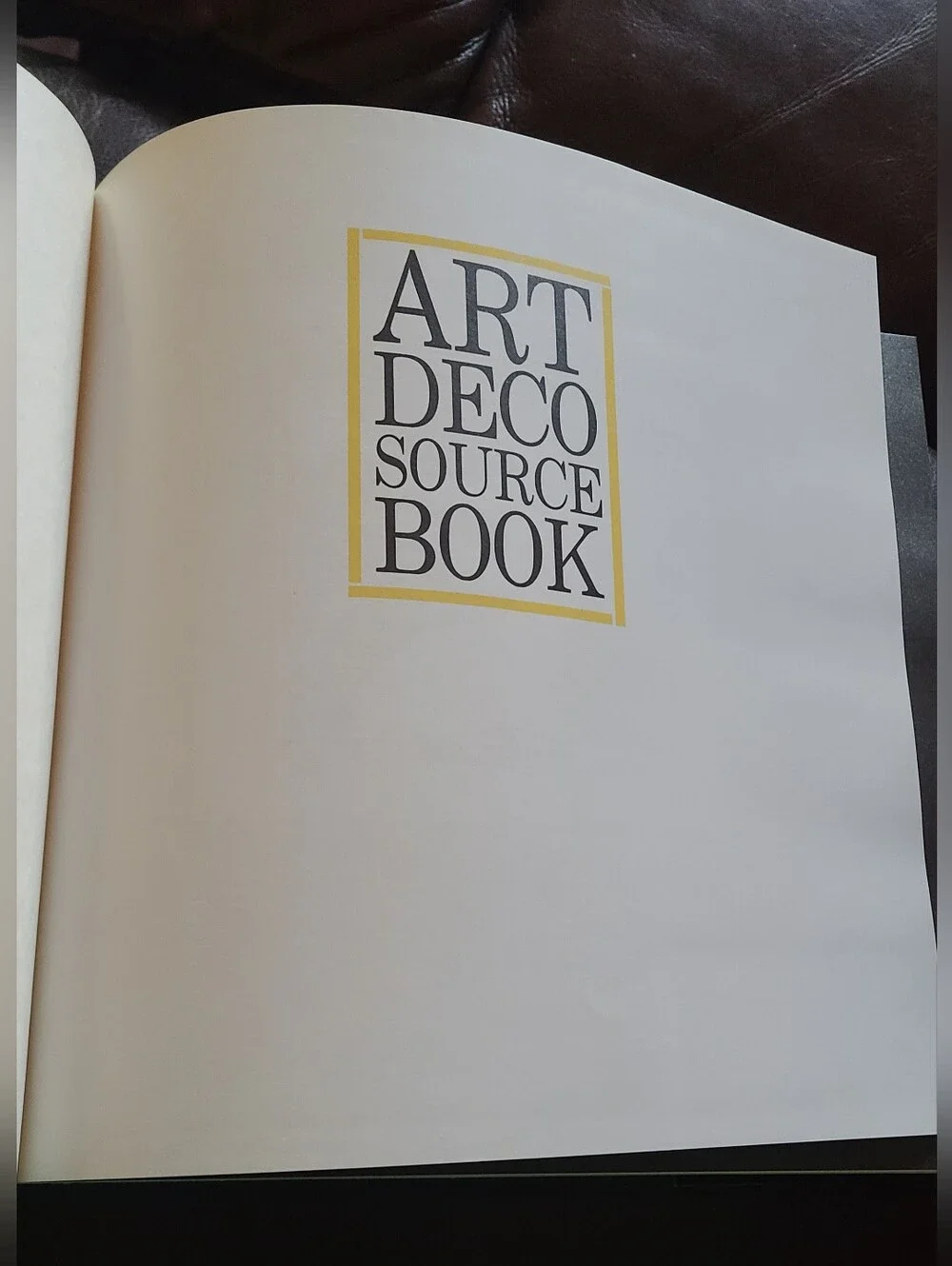 Art Deco Source Book Patricia Bayer 1988 Hardcover First Edition Dust Jacket VG